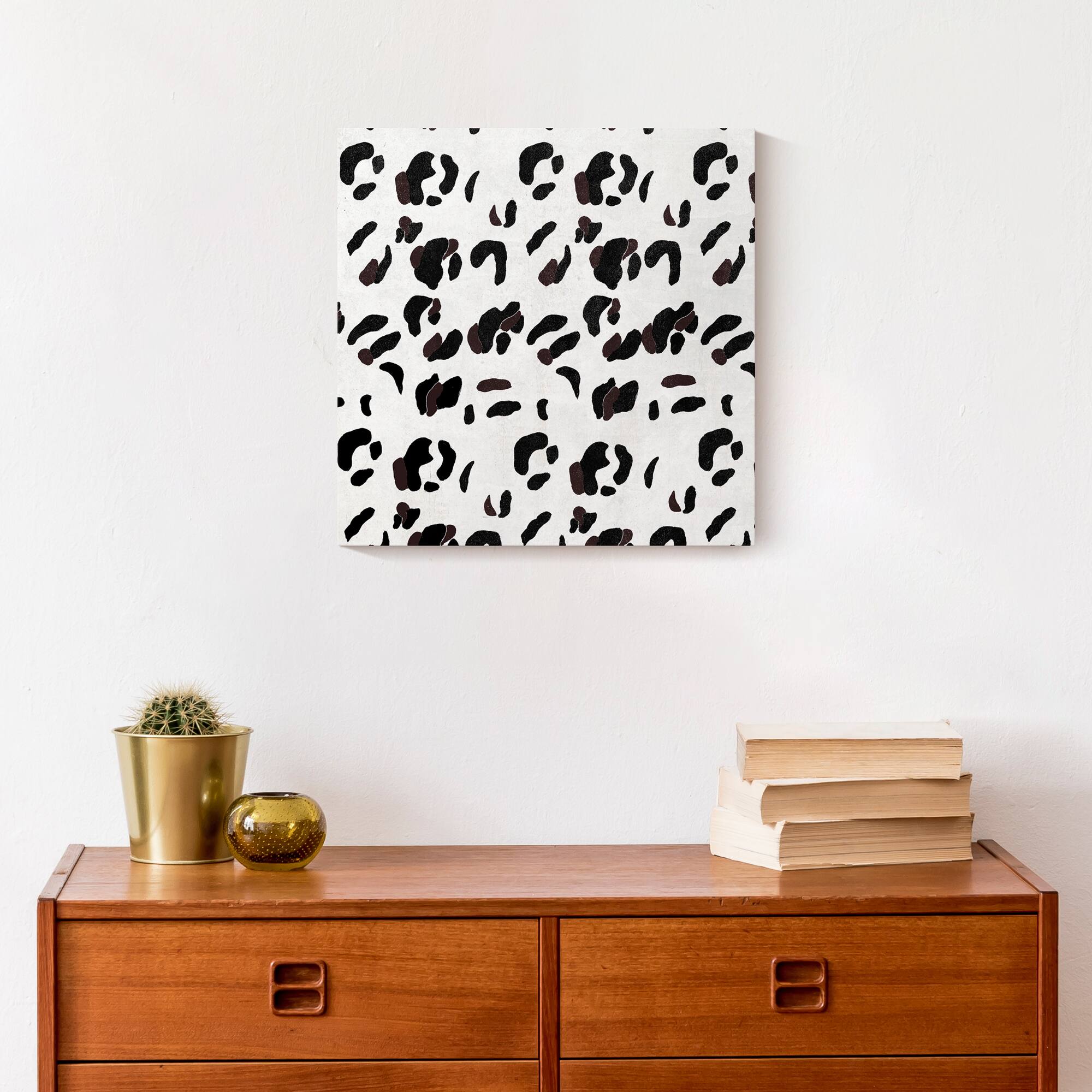 Brown Cheetah Canvas Wall Art
